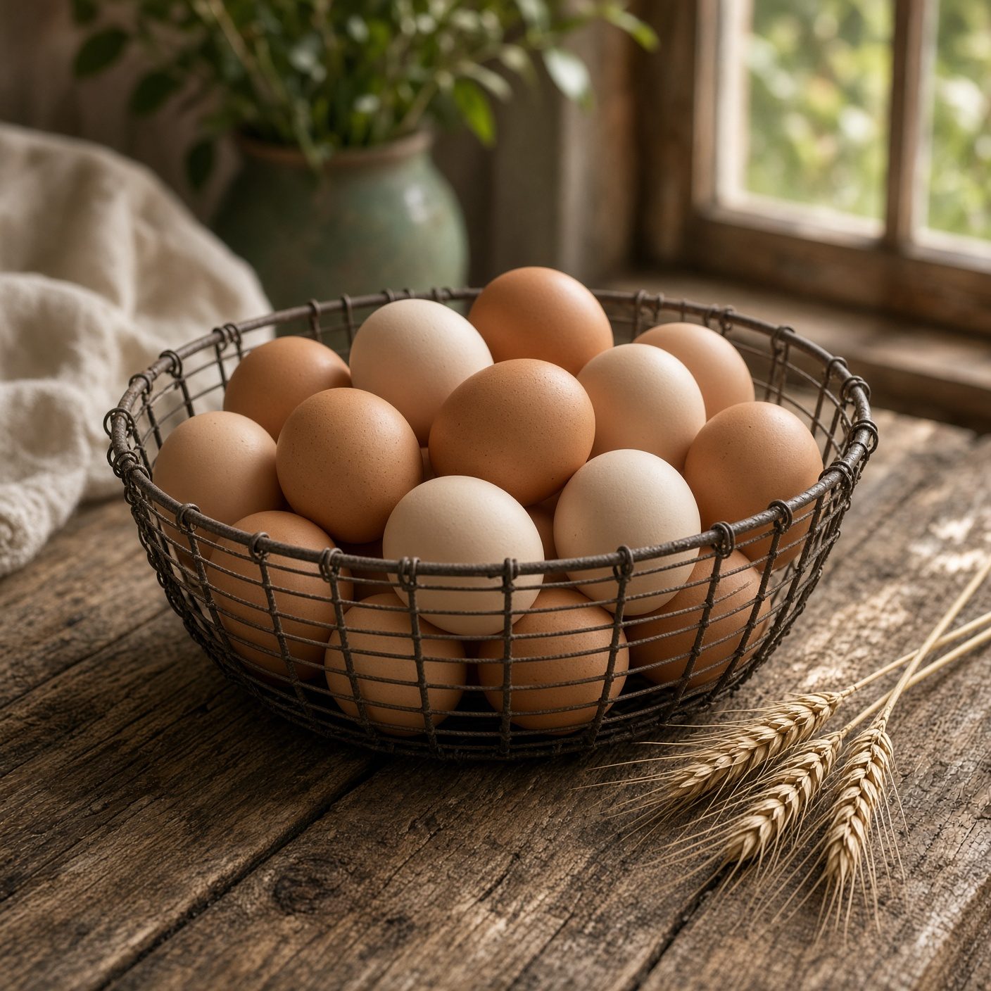 Farm eggs